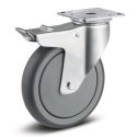 5" TOTAL LOCK CASTER, POLY