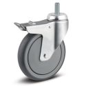 5" TOTAL LOCK CASTER, POLY