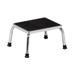 CHROME STEP STOOL