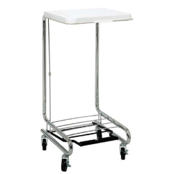 SQUARE TILT-LID MOBILE HAMPER