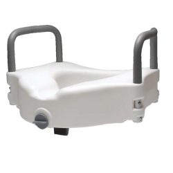 RAISED SEAT W/ REMOVABLE ARMS