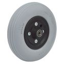 8 X 1-3/4" BLACK HUB, GREY WHL
