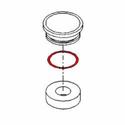 RUBBER O-RING CASTER CAP