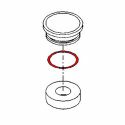 RUBBER O-RING CASTER CAP