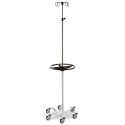 6-LEG IV POLE, 4-HOOK TOP
