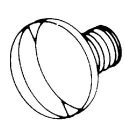 SLOTTED ROUND HEAD SCREW