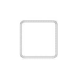 DOOR GASKET,FITS WASHR