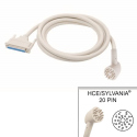 20 PIN SYLVANIA W/ 8FT CORD