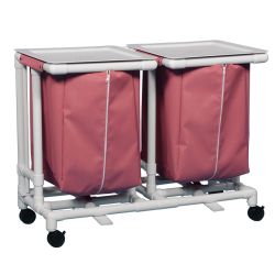 JUMBO DBL HAMPER W/ FOOTPEDAL