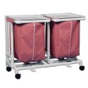 JUMBO DBL HAMPER W/ FOOTPEDAL