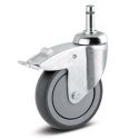 4" TOTAL LOCK CASTER, POLY
