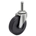 3" SWIVEL CASTER, SOFT RUBBER