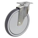 8" SWIVEL CASTER, POLYURETHANE