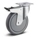 6" SWIVEL LOCK CASTER, POLY