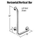 HORIZONTAL/VERTICAL GRAB BAR