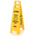 FOUR-SIDED FLOOR SIGN