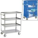STAINLESS STEEL LINEN CART