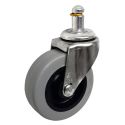 2-1/2" SWIVEL CASTER,TPR WHEEL