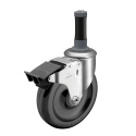 5" TOTAL LOCK CASTER, DELRIN