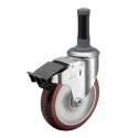 5" TOTAL LOCK CASTER, DELRIN
