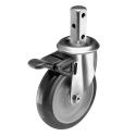 4" TOTAL LOCK CASTER