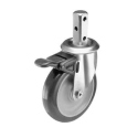 4" TOTAL LOCK CASTER