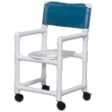 39.5" SHOWER CHAIR;18.5" CLEAR