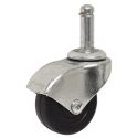 2" SWIVEL CASTER, RUBBER