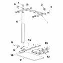 Overbed Table Parts