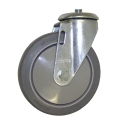 5" SWIVEL CASTER, ADJ BASE