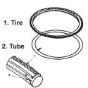 TIRE 8 X 1-1/4