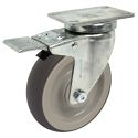5" TOTAL LOCK CASTER, TPR
