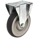 4" RIGID CASTER, TPR