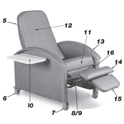 UPHOLSTERED SEAT
