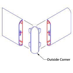 OUTSIDE CORNER