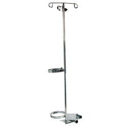 IV ROD & O2 HOLDER-ADJ HEIGHT