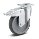 3" TOTAL LOCK CASTER, TPR