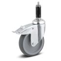 3" TOTAL LOCK CASTER, TPR