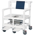 BARIATRIC SHOWER CHAIR W/ PAIL