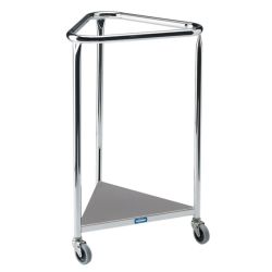 PWDR COATED STEEL LINEN HAMPER