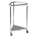 PWDR COATED STEEL LINEN HAMPER