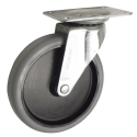 5" SWIVEL CASTER, TPR WHEEL