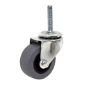 3" SWIVEL CASTER, THREADED