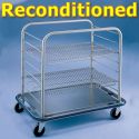 OPEN STAINLESS STEEL CASE CART