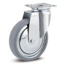 6" SWIVEL CASTER, RUBBER