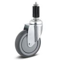 6" SWIVEL CASTER, POLYURETHANE