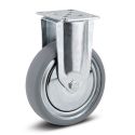 6" RIGID CASTER, RUBBER