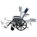 20" SOLID SEAT RECLINER WHLCHR