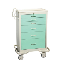 6 DRAWER CART W/KEY LOCK