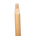 WOOD BROOM HANDLE W/ THREADED